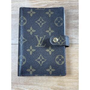 Authenticated Louis Vuitton Monogram Small Planner Agenda 5.5 X 4